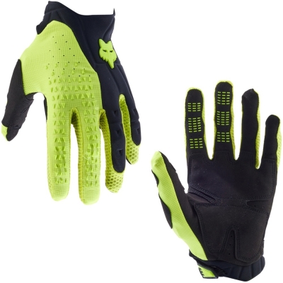 Rękawiczki Fox Pawtector czarno-limonkowe - XL