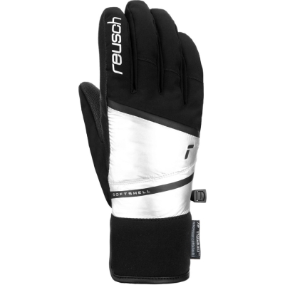Rękawice narciarskie damskie Reusch Tessa Stormbloxx czarno-srebrne - 8