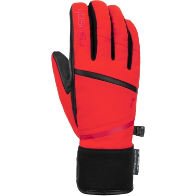 Rękawice narciarskie damskie Reusch Tessa Stormbloxx czerwone - 6.5