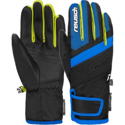 Rękawice narciarskie dziecięce Reusch Duke R-TEX XT Junior czarno-niebieskie