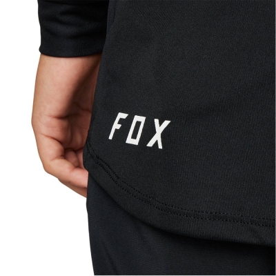 Koszulka rowerowa z długim rękawem Fox Junior Ranger czarna
