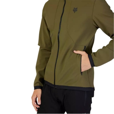 Kurtka rowerowa Fox Ranger Fire oliwkowa 2024 - L