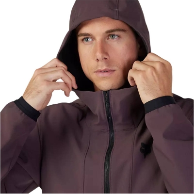 Kurtka rowerowa Fox Ranger Fire Hoodie purpurowa - L