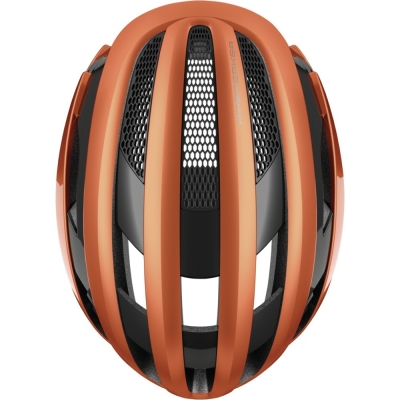 Kask rowerowy Abus AirBreaker brązowo-pomarańczowy