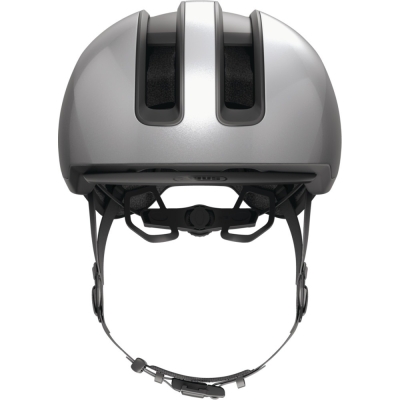 Kask rowerowy Abus HUD-Y srebrny