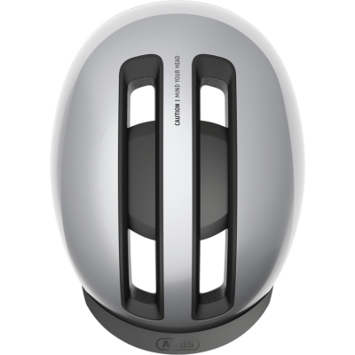Kask rowerowy Abus HUD-Y srebrny