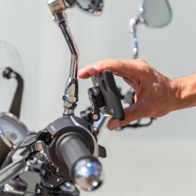 Uchwyt na klamkę sprzęgła SP Connect Clutch Moto Mount Pro czarny
