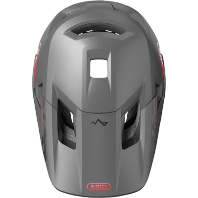 Kask rowerowy Fullface Abus YouDrop srebrny