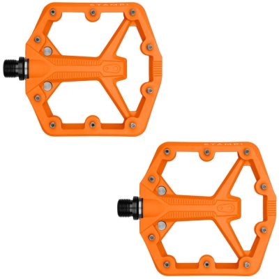 Pedały rowerowe Crank Brothers Stamp 1 Gen 2 Small pomarańczowe