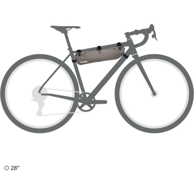 Torba pod ramę Ortlieb Frame Pack TopTube RC beżowa