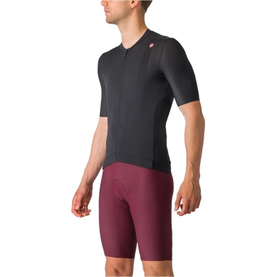 Koszulka rowerowa Castelli Espresso czarna - XXL