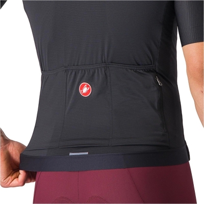 Koszulka rowerowa Castelli Espresso czarna - XXL