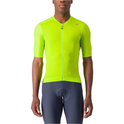 Koszulka rowerowa Castelli Espresso limonkowa - XXL