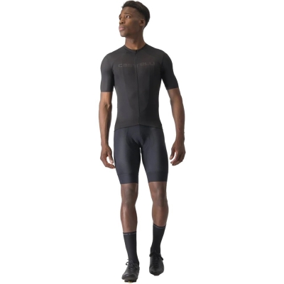 Koszulka rowerowa Castelli Prologo Lite czarna - XL