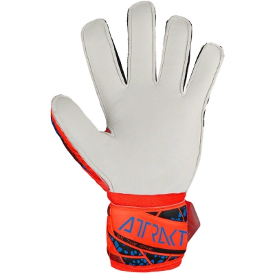 Rękawice bramkarskie Reusch Attrakt Solid Finger Support Junior pomarańczowe