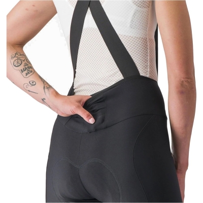Spodenki rowerowe damskie Castelli Espresso W DT czarne