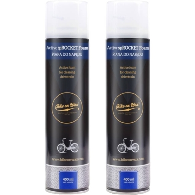 Odtłuszczacz Bike on Wax piana na gazie do napędu (dwupak)