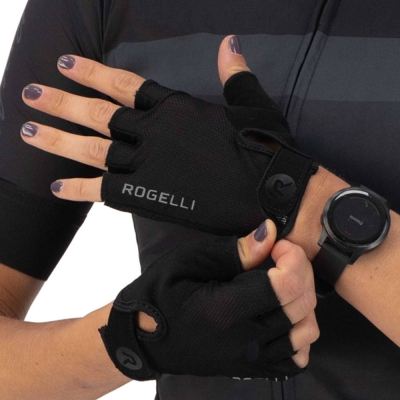 Rękawiczki Rogelli Core Lady czarne - XS