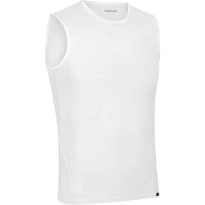 Podkoszulek bez rękawów GripGrab Ultralight Mesh biały - XL