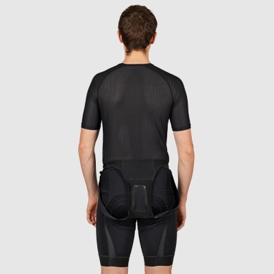 2-Pack podkoszulek z krótkim rękawem GripGrab Ultralight Mesh czarny - XL