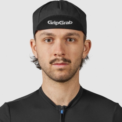 Czapka kolarska GripGrab Classic Cotton czarna
