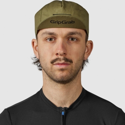 Czapka kolarska GripGrab Classic Cotton oliwkowa