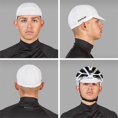 Czapka kolarska GripGrab Lightweight Summer biała