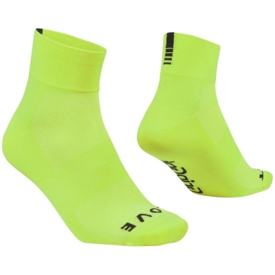 Skarpetki GripGrab Lightweight SL Short Cut Summer żółte