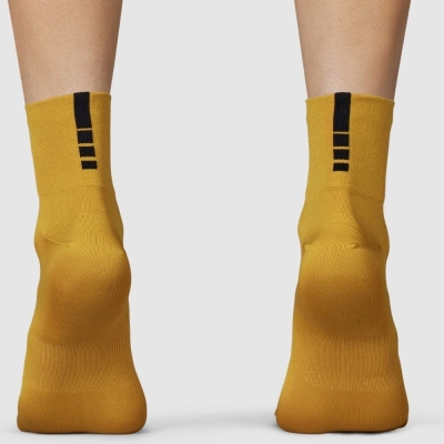 Skarpetki GripGrab Lightweight SL Short Cut Summer musztardowe