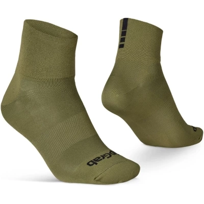 Skarpetki GripGrab Lightweight SL Short Cut Summer oliwkowe