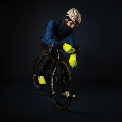 Noski na buty GripGrab Windproof Road żółte