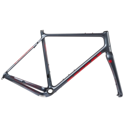 Rama gravel Accent Freak Carbon szaro-czerwona