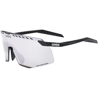 Okulary rowerowe Uvex Pace Stage CV czarne (srebrne soczewki)