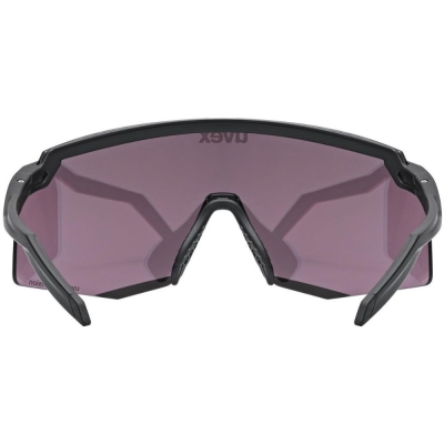 Okulary rowerowe Uvex Pace Stage CV czarne (srebrne soczewki)