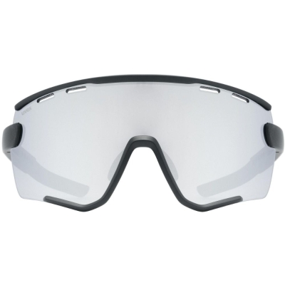 Okulary rowerowe Uvex Sportstyle 236 S Set czarno-srebrne