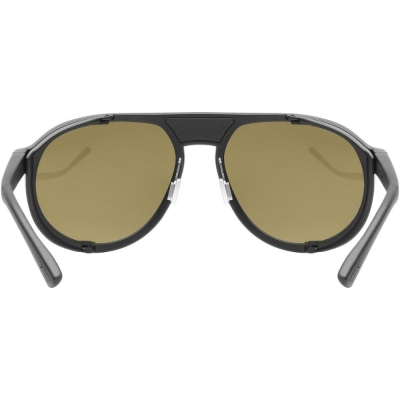 Okulary Uvex MTN Classic Pure czarne (niebieskie soczewki)
