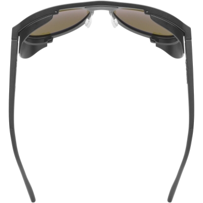 Okulary Uvex MTN Classic Pure czarne (niebieskie soczewki)