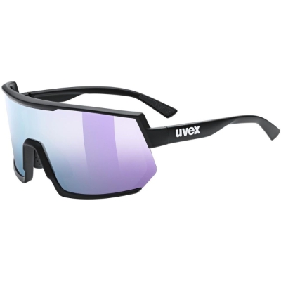 Okulary rowerowe Uvex Sportstyle 235 czarno-lawendowe