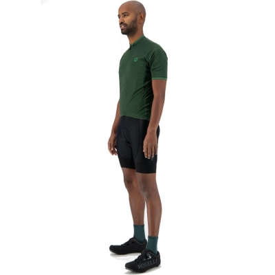 Koszulka rowerowa Rogelli Essential zielona - 4XL