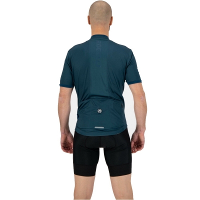 Koszulka rowerowa Rogelli Essential niebieska - 4XL