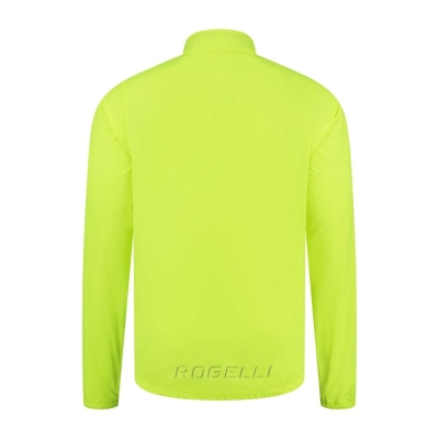 Kurtka rowerowa Rogelli Core Wind żółta - 4XL