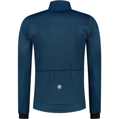Koszulka rowerowa z długim rękawem Rogelli Core granatowa - 5XL