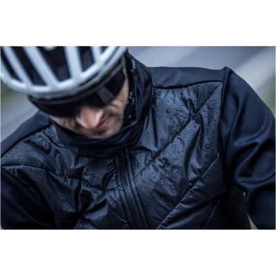 Kurtka rowerowa Rogelli Wadded II czarna - 3XL