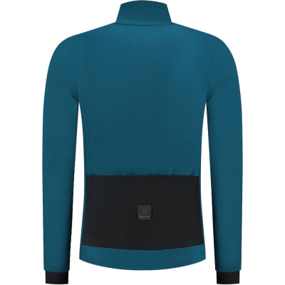 Koszulka rowerowa z długim rękawem Rogelli Signature niebieska - XL