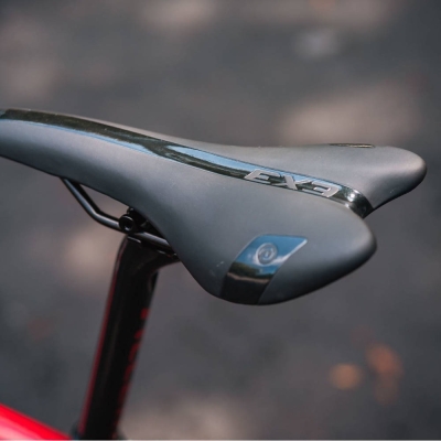 Rower gravel Accent CX-One Carbon Force AXS czerwono-czarny