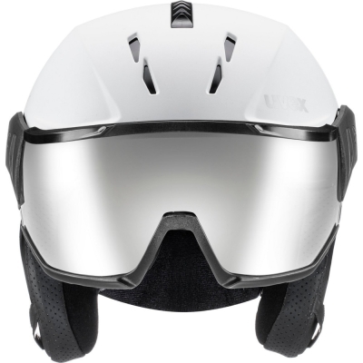 Kask narciarski Uvex Instinct Visor biały - 60-61