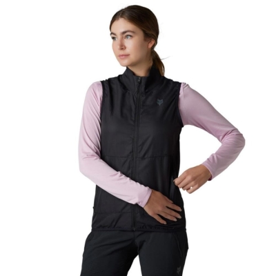 Kamizelka rowerowa damska Ranger Lady Ranger Wind czarna