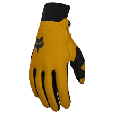 Rękawiczki Fox Defend Thermo musztardowe - XL