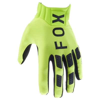 Rękawiczki długie Fox Flexair żółte (MX24) - S