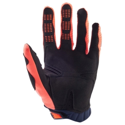 Rękawiczki długie Fox Pawtector granatowo-pomarańczowe (MX24) - XL